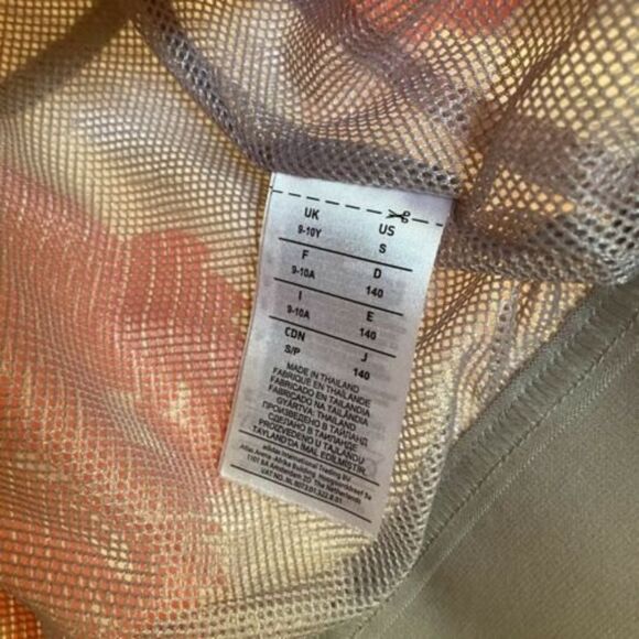 Adidas By Stella McCartney Floral Barricade Windbreaker Jacket Girls Size S 9-10 - Picture 8 of 10